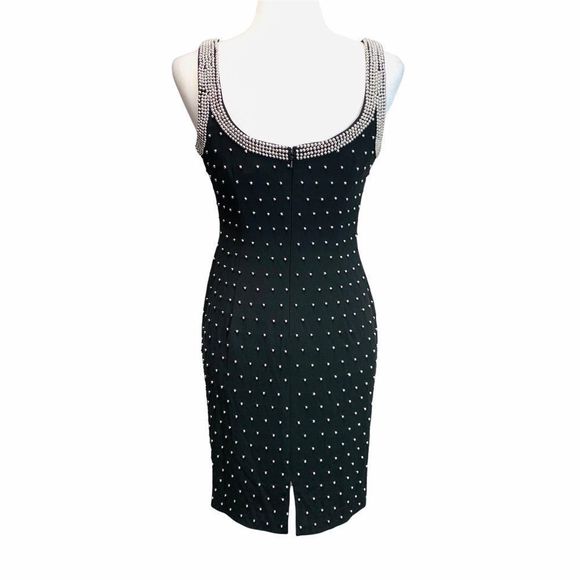 XSCAPE BY JOANNA CHEN Sleeveless Beaded Cocktail Dress 6P EUC - Picture 4 of 8